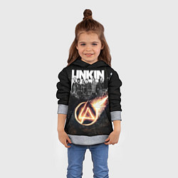 Толстовка-худи детская Linkin Park: Comet, цвет: 3D-меланж — фото 2