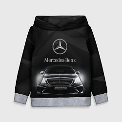 Толстовка-худи детская Mercedes, цвет: 3D-меланж