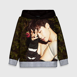 Толстовка-худи детская Lee Jong Hyun, цвет: 3D-меланж