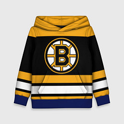Толстовка-худи детская Boston Bruins, цвет: 3D-синий