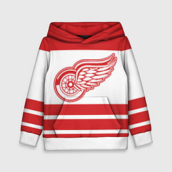 Толстовка-худи детская Detroit Red Wings, цвет: 3D-белый