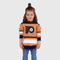 Толстовка-худи детская Philadelphia Flyers, цвет: 3D-синий — фото 2