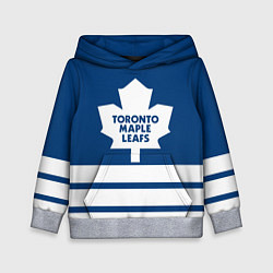 Толстовка-худи детская Toronto Maple Leafs, цвет: 3D-меланж