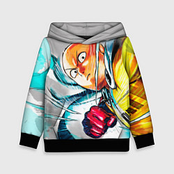 Толстовка-худи детская One Punch Man Rage, цвет: 3D-черный