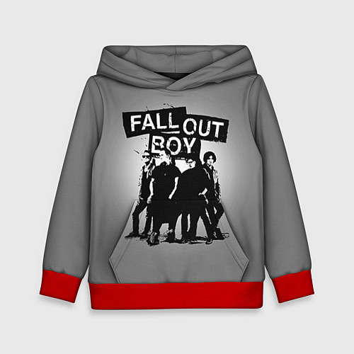 Детская толстовка Fall out boy / 3D-Красный – фото 1