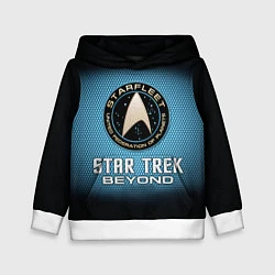 Толстовка-худи детская Star Trek: United Federation, цвет: 3D-белый