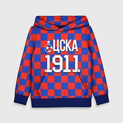 Толстовка-худи детская ЦСКА 1911, цвет: 3D-синий