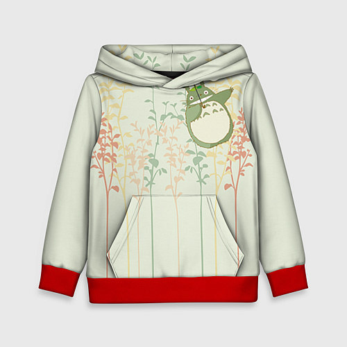 Детская толстовка Тоторо / 3D-Красный – фото 1
