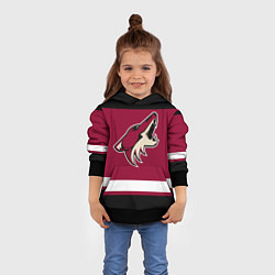 Толстовка-худи детская Arizona Coyotes, цвет: 3D-черный — фото 2