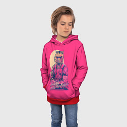 Толстовка-худи детская If juking hate these people, цвет: 3D-красный — фото 2