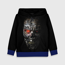 Толстовка-худи детская Terminator Skull, цвет: 3D-синий