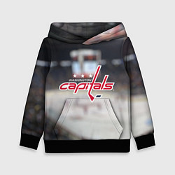 Толстовка-худи детская Washington Capitals, цвет: 3D-черный