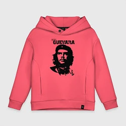 Толстовка оверсайз детская Che Guevara, цвет: коралловый