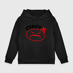 Толстовка оверсайз детская Onyx, цвет: черный