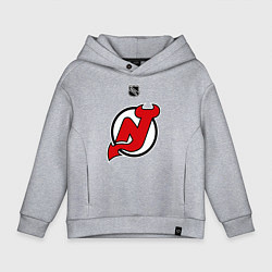 Толстовка оверсайз детская New Jersey Devils: Kovalchuk 17, цвет: меланж