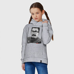 Толстовка оверсайз детская Stalin: Style in, цвет: меланж — фото 2