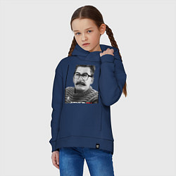 Толстовка оверсайз детская Stalin: Style in, цвет: тёмно-синий — фото 2
