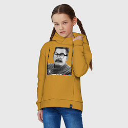 Толстовка оверсайз детская Stalin: Style in, цвет: горчичный — фото 2