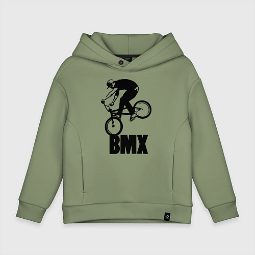 Детское худи оверсайз BMX 3 / Авокадо – фото 1