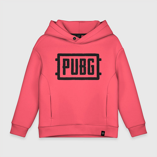 Детское худи оверсайз PUBG / Коралловый – фото 1