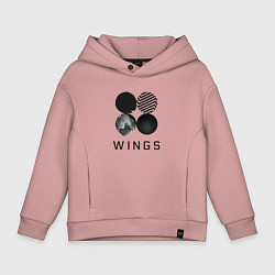 Детское худи оверсайз BTS Wings