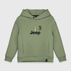 Толстовка оверсайз детская Ronaldo: Juve Sport, цвет: авокадо