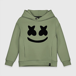 Толстовка оверсайз детская Marshmello, цвет: авокадо