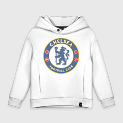 Толстовка оверсайз детская Chelsea FC, цвет: белый