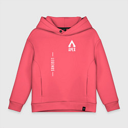 Толстовка оверсайз детская Apex Legends Gamer, цвет: коралловый