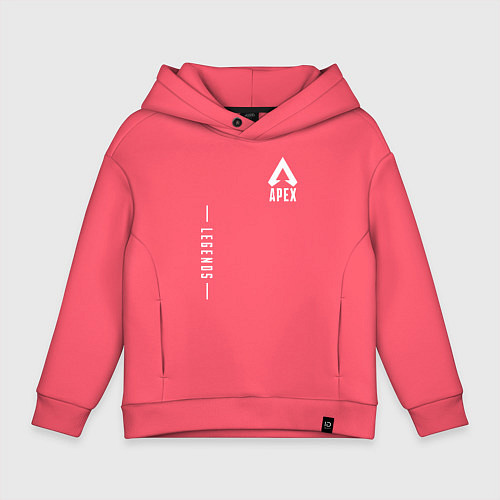 Детское худи оверсайз Apex Legends Gamer / Коралловый – фото 1