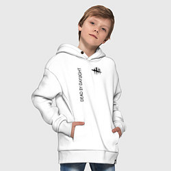 Толстовка оверсайз детская Dead by Daylight, цвет: белый — фото 2