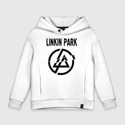 Толстовка оверсайз детская Linkin Park, цвет: белый