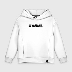 Толстовка оверсайз детская YAMAHA, цвет: белый