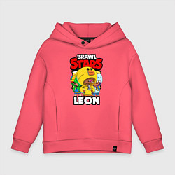 Детское худи оверсайз BRAWL STARS LEON