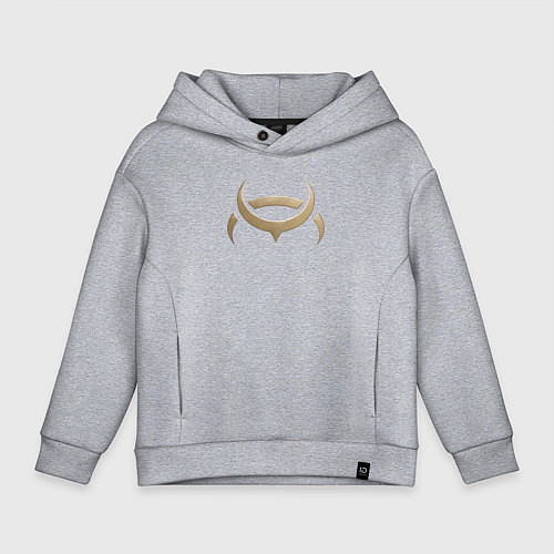 Детское худи оверсайз AMARR / Меланж – фото 1