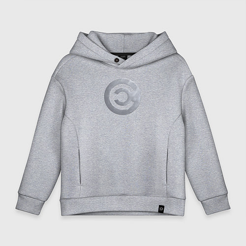 Детское худи оверсайз CALDARI / Меланж – фото 1