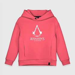 Толстовка оверсайз детская Assassin’s Creed, цвет: коралловый