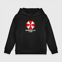 Толстовка оверсайз детская UMBRELLA CORP, цвет: черный