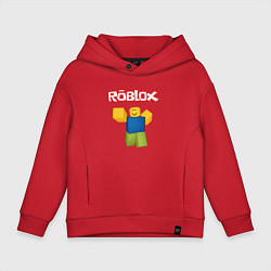 Толстовка оверсайз детская ROBLOX, цвет: красный