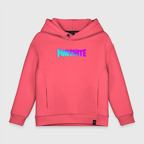 Детское худи оверсайз FORTNITE 2 / Коралловый – фото 1