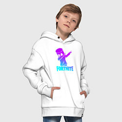Толстовка оверсайз детская FORTNITE X MARSHMELLO, цвет: белый — фото 2
