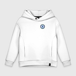 Толстовка оверсайз детская ЧЕЛСИ, цвет: белый