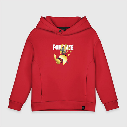Детское худи оверсайз Fortnite / Красный – фото 1