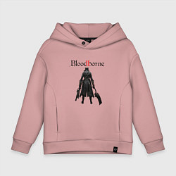 Толстовка оверсайз детская Bloodborne, цвет: пыльно-розовый