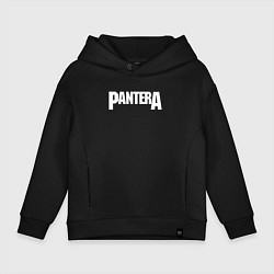 Толстовка оверсайз детская PANTERA, цвет: черный