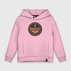 Толстовка оверсайз детская Ordo hereticus, цвет: светло-розовый