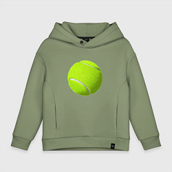 Толстовка оверсайз детская Теннис, цвет: авокадо