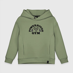 Толстовка оверсайз детская GYM, цвет: авокадо