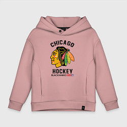 Детское худи оверсайз CHICAGO BLACKHAWKS NHL