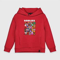 Толстовка оверсайз детская ROBLOX PIGGY, цвет: красный